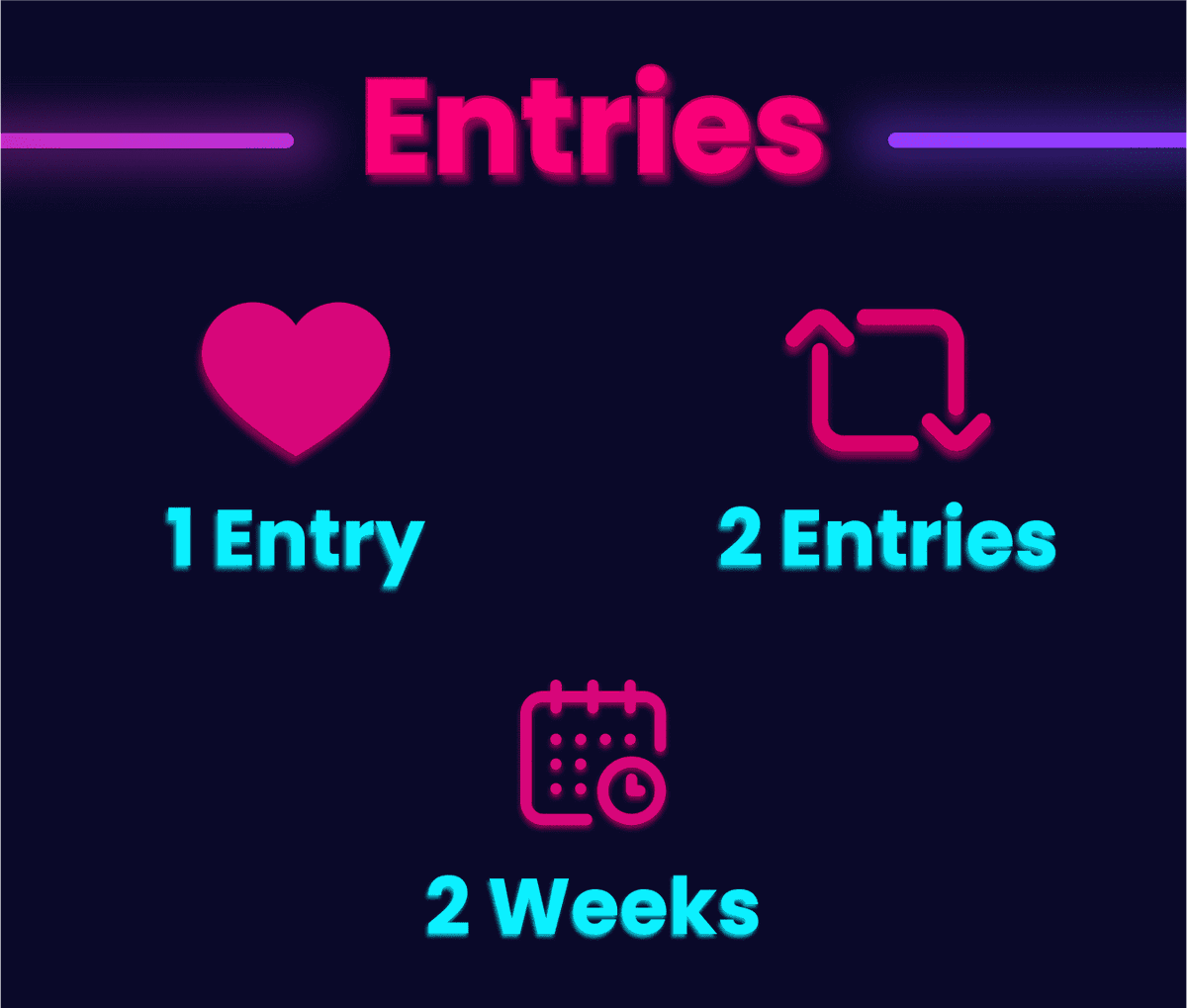 ElrondCity's tweet photo. 1️⃣ How does it work ?

By only reacting to Elrond City's tweets, you get entries for a special lottery 👀 

- Like => 1 entry ❤️ 
- Retweet => 2 entries 🔁 
meaning you can get up to 3 entries per tweet

The winners are drawn and the points are reset every two weeks https://t.co/DnhGpLTEkl