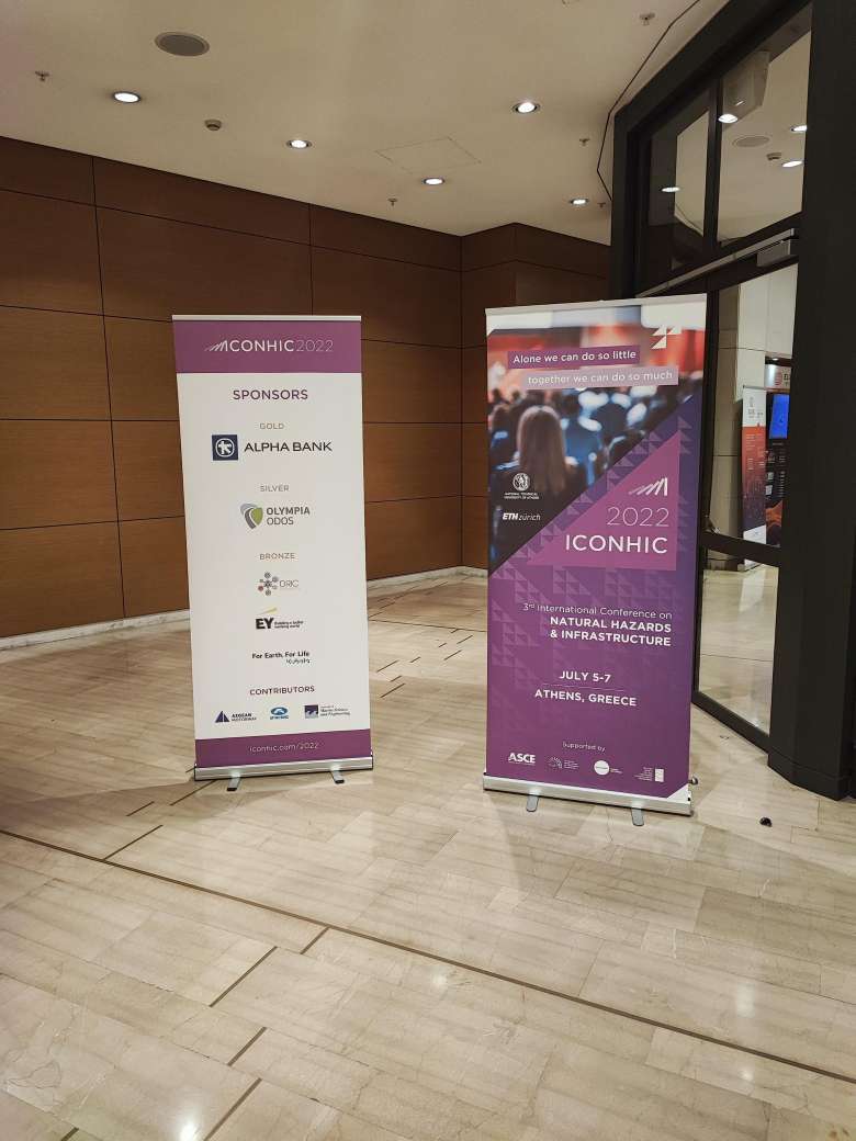 DDefkalion's tweet image. 2nd day at the International #Conference on #NaturalHazards &amp;amp; #Infrastructure, #ICONHIC2022. @DDefkalion supports the Conference as a sponsor! Visit us at our booth! 
ℹ️ iconhic.com/2021/
#crisismanagement #civpro #disasters #ClimateAction  #ClimateCrisis #Emergency