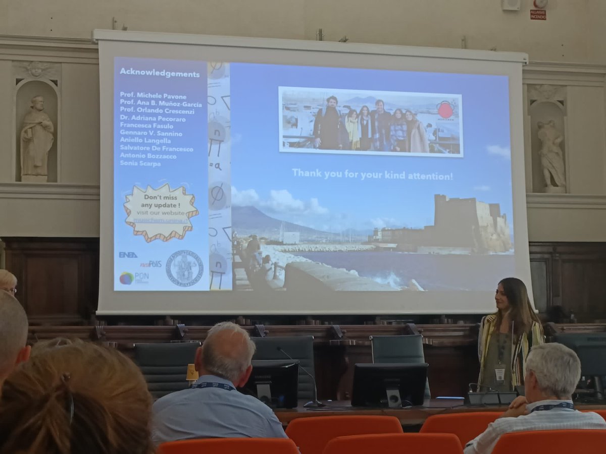 Amazing month for our PhD school in Chemical Sciences!

Yesterday,  Arianna Massaro was awarded the Semerano Prize of the Physical Chemistry Division (Italian Chemical Society) for the best thesis.
Congratulations to Arianna <a href="/ary_mass/">Arianna Massaro</a> and her supervisor prof. Michele Pavone!