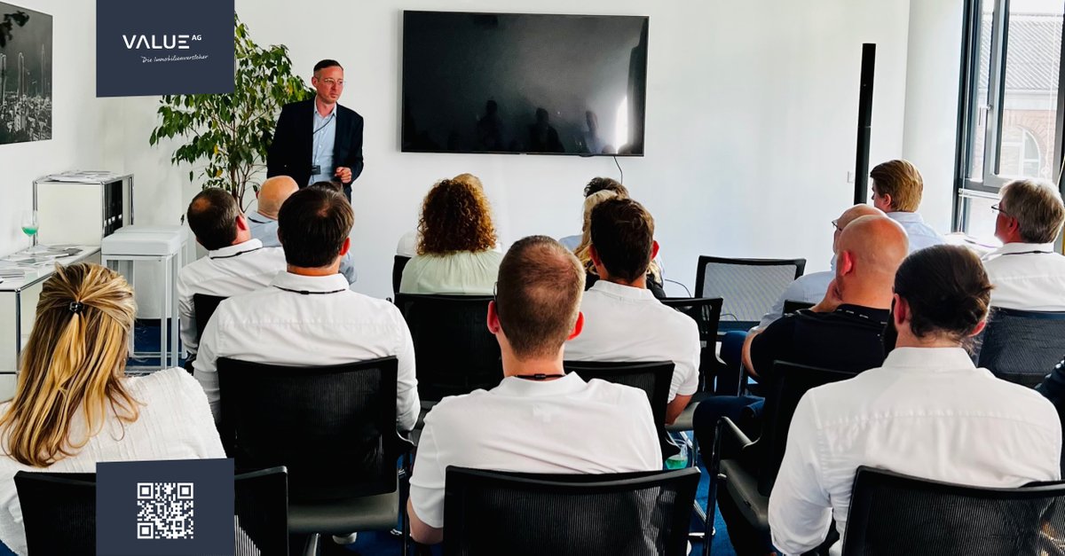 Value Kunden Meetup in Frankfurt: Spannende Keynotes &amp; intensiver Austausch zum Thema Zinsschock? Bau- und Energiepreisexplosion! Fallen jetzt die Preise? Wir freuen uns auf die nächste #Kundenveranstaltung!

#ValueAG
#Immobilienmarkt