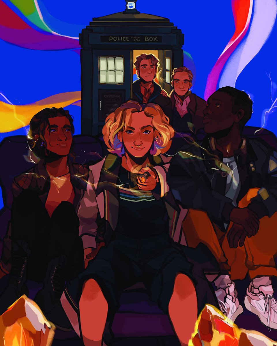 The Doctor and her extended fam for #FanartFriday! 💖

🖌: <a href="/royaitruther/">aubrey</a>