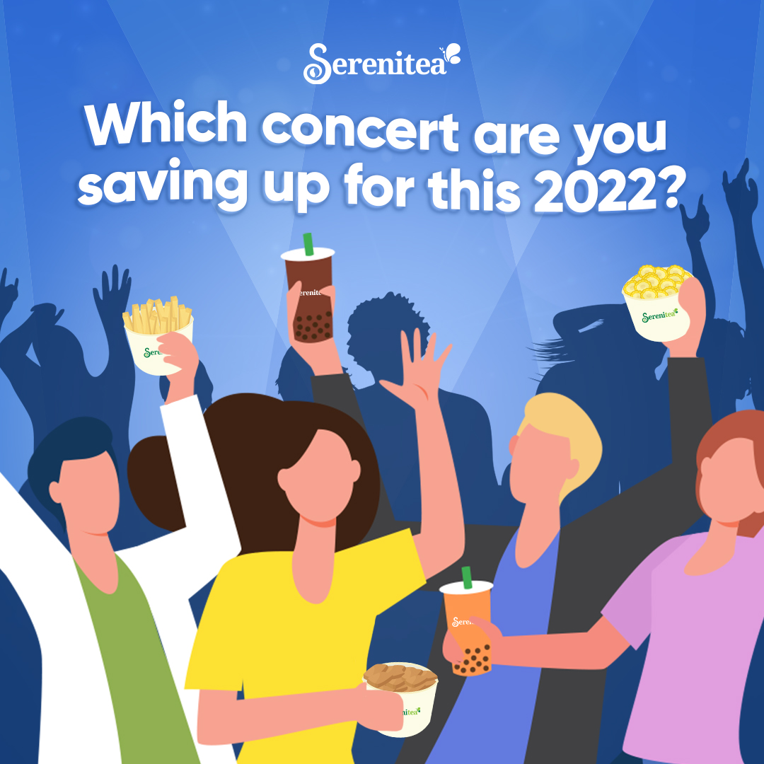 iloveserenitea's tweet photo. Concerts are back and Serenitea’s ready to dance and sing all night with you! 🕺🎤🧋
Which artist are you seeing this 2022? Let us know in the comments section👇
#SereniteaPH
#HaveAMomentOfSerenitea
#milktea #drinkstime #milktealover #milkteaaddict #bubblemilktea #milkytea https://t.co/hCJXBw03Hk