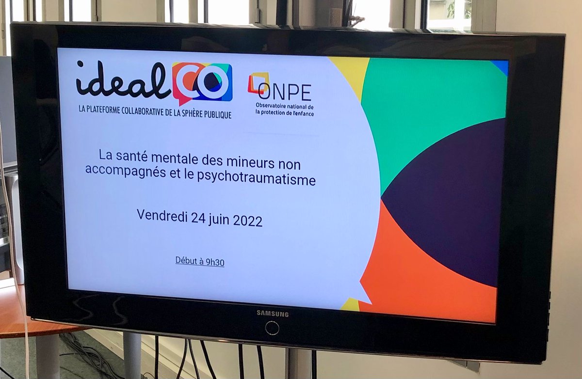 TBaubet's tweet image. Webinaire @onpe_giped ce matin  sur les mineurs non accompagnés en protection de l’enfance avec @DARTAG, Sydney Gaultier et Guillaume Bronsard. Au @CN2R_France nous avons pour projet de développer des liens avec le secteur de la PE. 
@IDEAL_Co