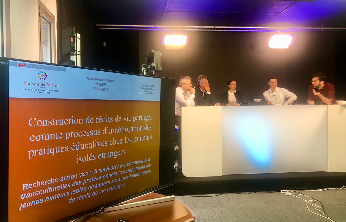 TBaubet's tweet image. Webinaire @onpe_giped ce matin  sur les mineurs non accompagnés en protection de l’enfance avec @DARTAG, Sydney Gaultier et Guillaume Bronsard. Au @CN2R_France nous avons pour projet de développer des liens avec le secteur de la PE. 
@IDEAL_Co