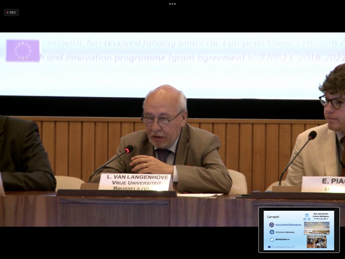 Empowerment of the science diplomacy as an academic discipline through alliances like @EutopiaUni Thank you @lvanlangenhove for this visionary talk at the @insscide_eu #SciDipParis event today. Science diplomacy deserves theoretical foundations as well as continuous networking.