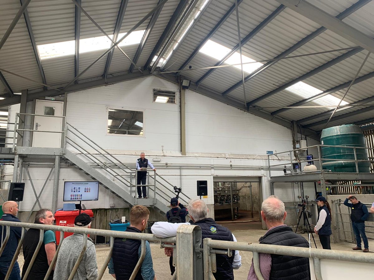 tirlan_'s tweet photo. Brian Hanafin, Head of Milkpool Development with Glanbia Ireland 🥛, John Wynne, Chair of Fresh Milk Producers and Shane McElroy, Head of Technical Development at Glanbia Ireland kicking things off here at our Future Proofing Year Round Milk Quality Event at UCD Lyons Farm 👍. https://t.co/9AQT92m3vH