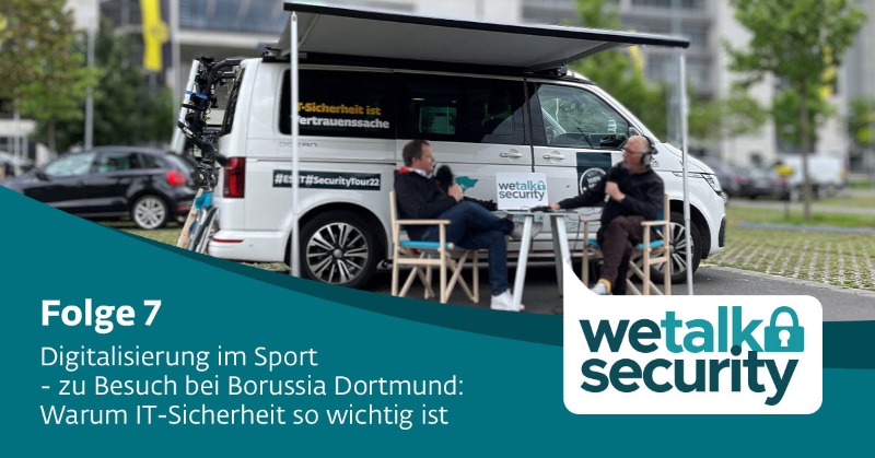 ESET_de's tweet photo. ⚽ In Folge 7 unseres #WeTalkSecurity #Podcast geht es um #Profifußball und #ITSicherheit. Wir sprechen mit Stephan Horst, Abteilungsleiter IT bei @BVB, über die Challenges.
👉👂 Jetzt anhören!
#ESET #DigitalSecurity #TakeItESET #BVB #BorussiaDortmund
https://t.co/0vB55ZkryV