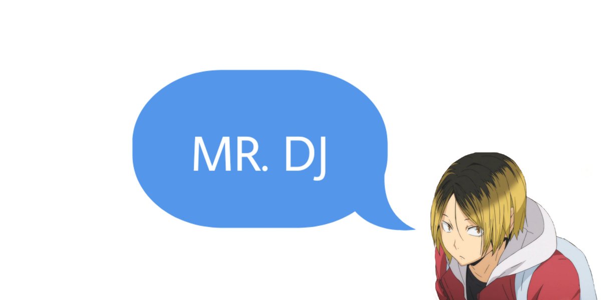 misapist0ls's tweet photo. 🎙️HEY, MR. DJ

— a #kuroken high school au where kuroo, the school's basketball captain, developed a crush on the the faceless dj of their school, kenma.

“nagkacrush sa boses, ampota.” https://t.co/Qezud5SGbD