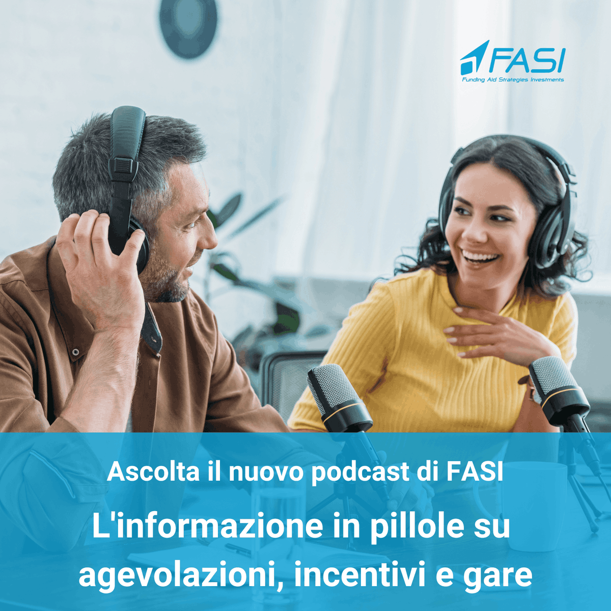 FASI_eu's tweet photo. Non perdere il podcast di FASI 🎧 L’appuntamento settimanale dedicato a bandi e opportunità per imprese, terzo settore, PA e cittadini.
Puoi ascoltarlo su:
Spotify: https://t.co/lY7TGFaURc
Youtube: https://t.co/BvOTHCxUBP
#green, #impresecreative #sport #periferie #madri https://t.co/ZZZBQMVBAI