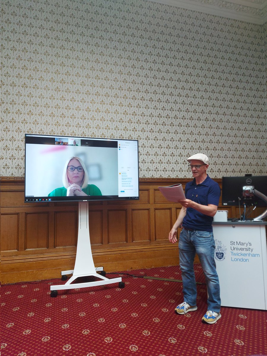 acgtranslation's tweet photo. @leighhoath shares her work on climate justice project she led with Primary school children #LASAR2022 #epistemicinsight @LASARcentre @YourStMarys https://t.co/WrSgUgCMhG