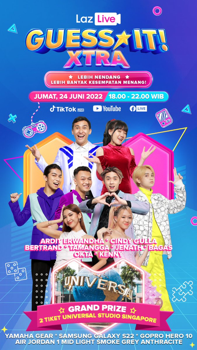 AstridBella4's tweet photo. Mau bgt deh buat dapetin jutaan rupiah hadiah dari Lazada Gaess It #GuessItXTRABalikLagi semoga aja hari ini rezeki aku dari LazLive ,ada #2TiketUniversalStudio Hidup Seru Bareng Lazada https://t.co/acVP2mzBXM