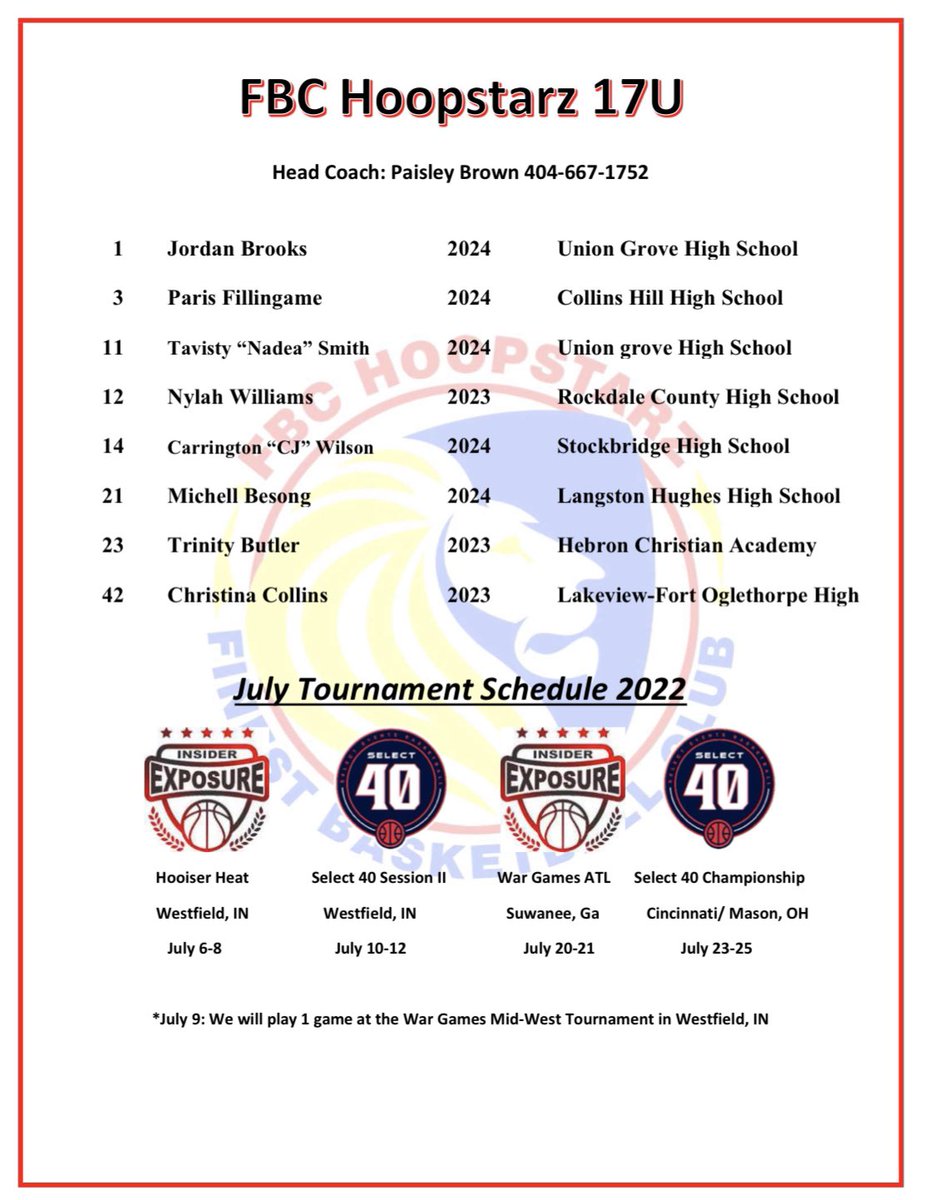 CoachPaisleyB's tweet photo. J U L Y 🔥 #Hoopstarz #FBCStrong 🔴⚪️🔵 https://t.co/6XMI4rylGb