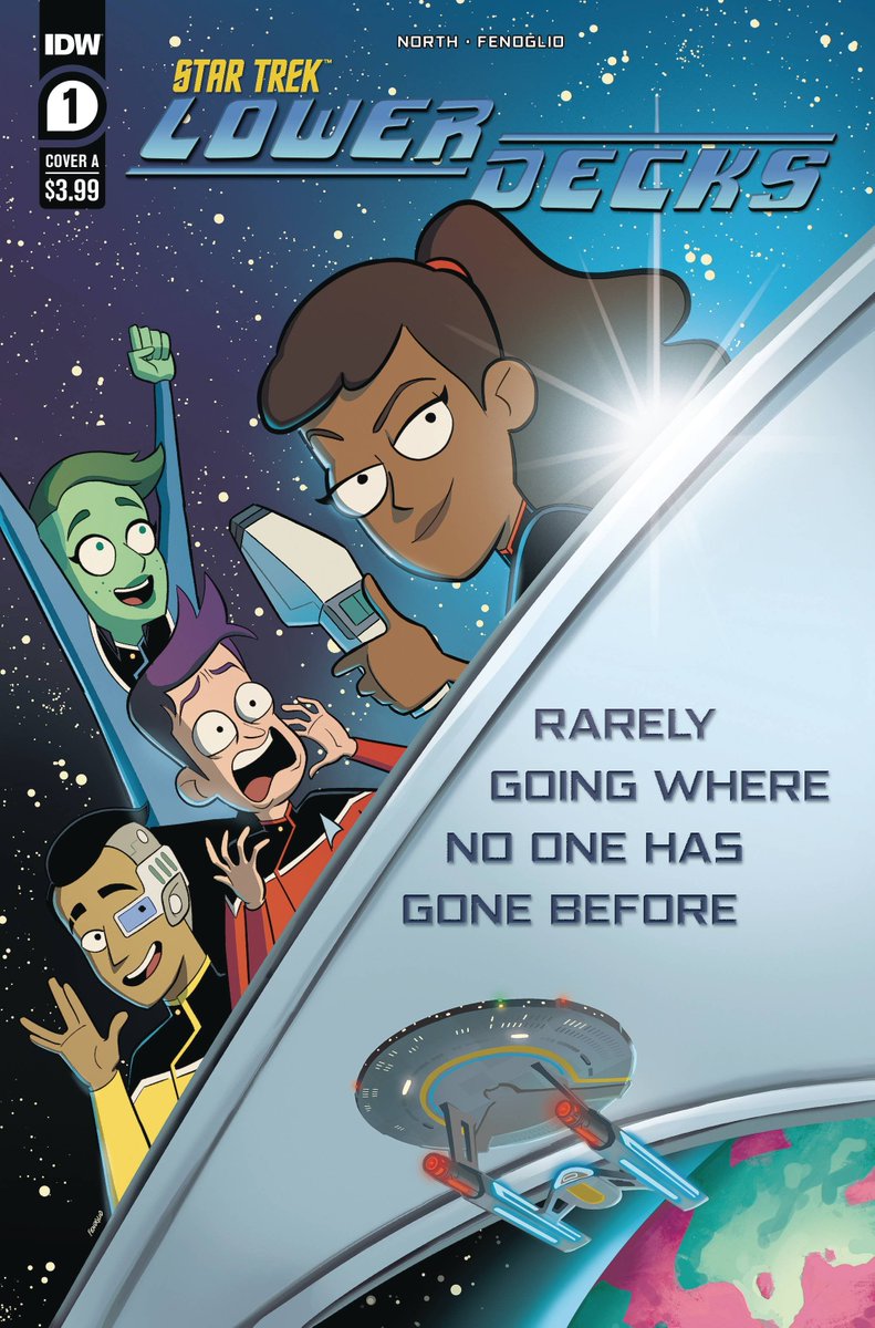 TrekCore's tweet photo. COMING IN SEPTEMBER —

The #StarTrekLowerDecks crew warps into comics with the arrival of @IDWPublishing's STAR TREK: LOWER DECKS #1, from writer @ryanqnorth and artist @ChrisFenoglio (second cover by @JayPFosgitt) https://t.co/kuMFFgDmZy