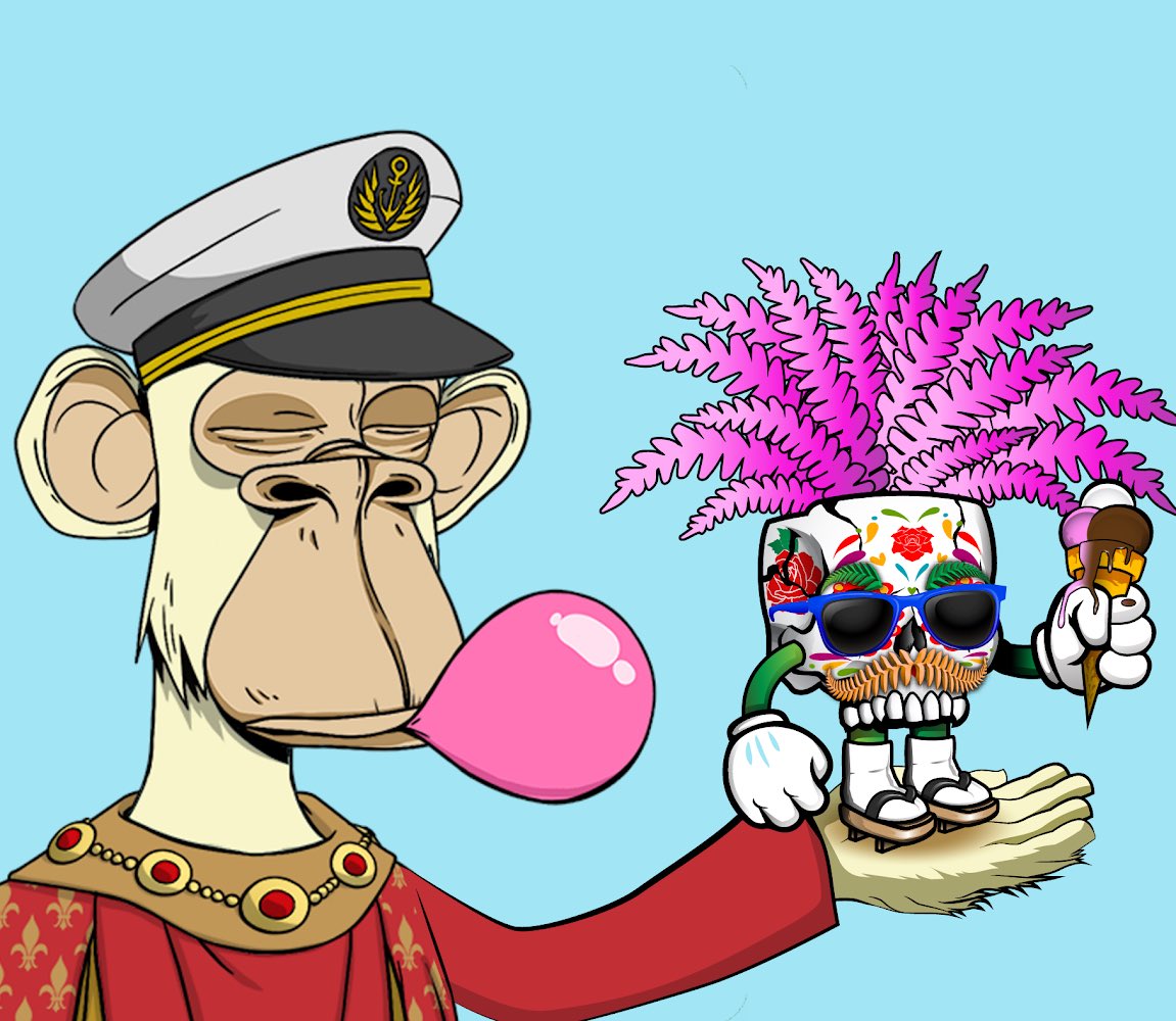 <a href="/DezBryant/">Dez Bryant</a> I mean gotta be FernDaddy <a href="/GRMI_Studios/">GRMI Studios | FernDaddy</a> … we planted 25,000 trees (India, Rwanda, Haiti, Mexico, Pacific NW) before we minted because we believe in making impact first… here’s Captain holding one…