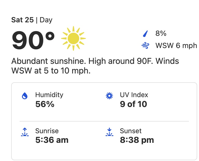The weather forecast is delightful for tomorrow's Brewfest!!! Tickets &amp; info at ephratabrewfest.com. #ephratabrewfest #CheersEphrata