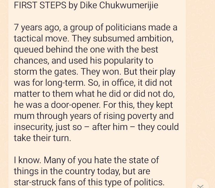 wwncoop's tweet photo. 📌"And vote, not for who you can win, but for who you think (looking at the magnitude of the challenges we face as a nation) should. For me, in today’s contest, that person is Peter Obi. And he will have my vote." - Dike Chukwumerije 

#Excellence #Capacity #Competence #PeterObi https://t.co/X1K6OCxDCu