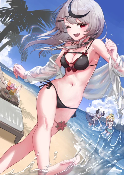 🌊🌊🌊
 #これ見た人はお腹を貼る 