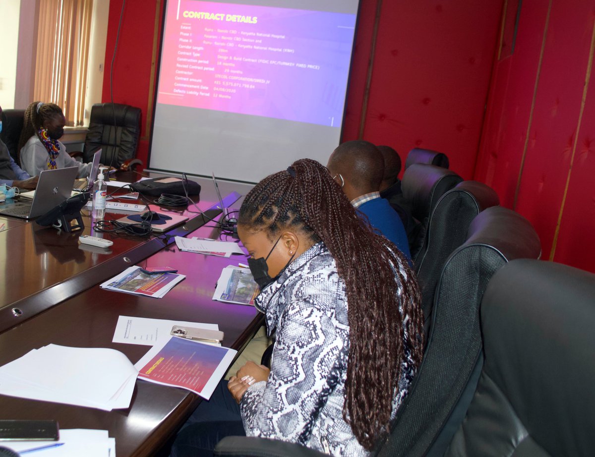 Earlier this morning at <a href="/Ke_NaMATA/">Nairobi Metropolitan Area Transport Authority</a> offices to meet Eng. Michael Njonge Ag. Director (Projects &amp; Programmes) and his team as part of the <a href="/FinanceProgram/">Africa Project Finance Program</a> learning activities. <a href="/Ke_NaMATA/">Nairobi Metropolitan Area Transport Authority</a> is involved in improving the public transport system in Nairobi Metropolitan Area through (1/3)