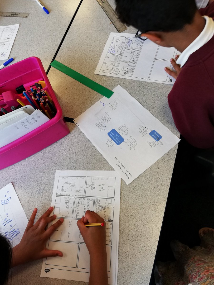 FrenchGaskell's tweet image. After planning our endings to our focused Literacy text, War Game, we are now creating comic strips to complete our stories. We are yet to find out the real ending and hope it is a happy one! @GaskellWrites @GaskellReaders @GaskellPrimary #comicstrips #wargame