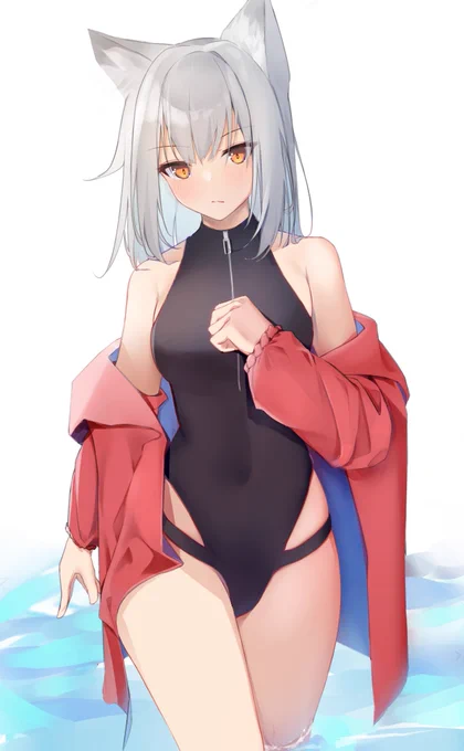 水着レッド
#アークナイツ  #ArknightsFanArt 