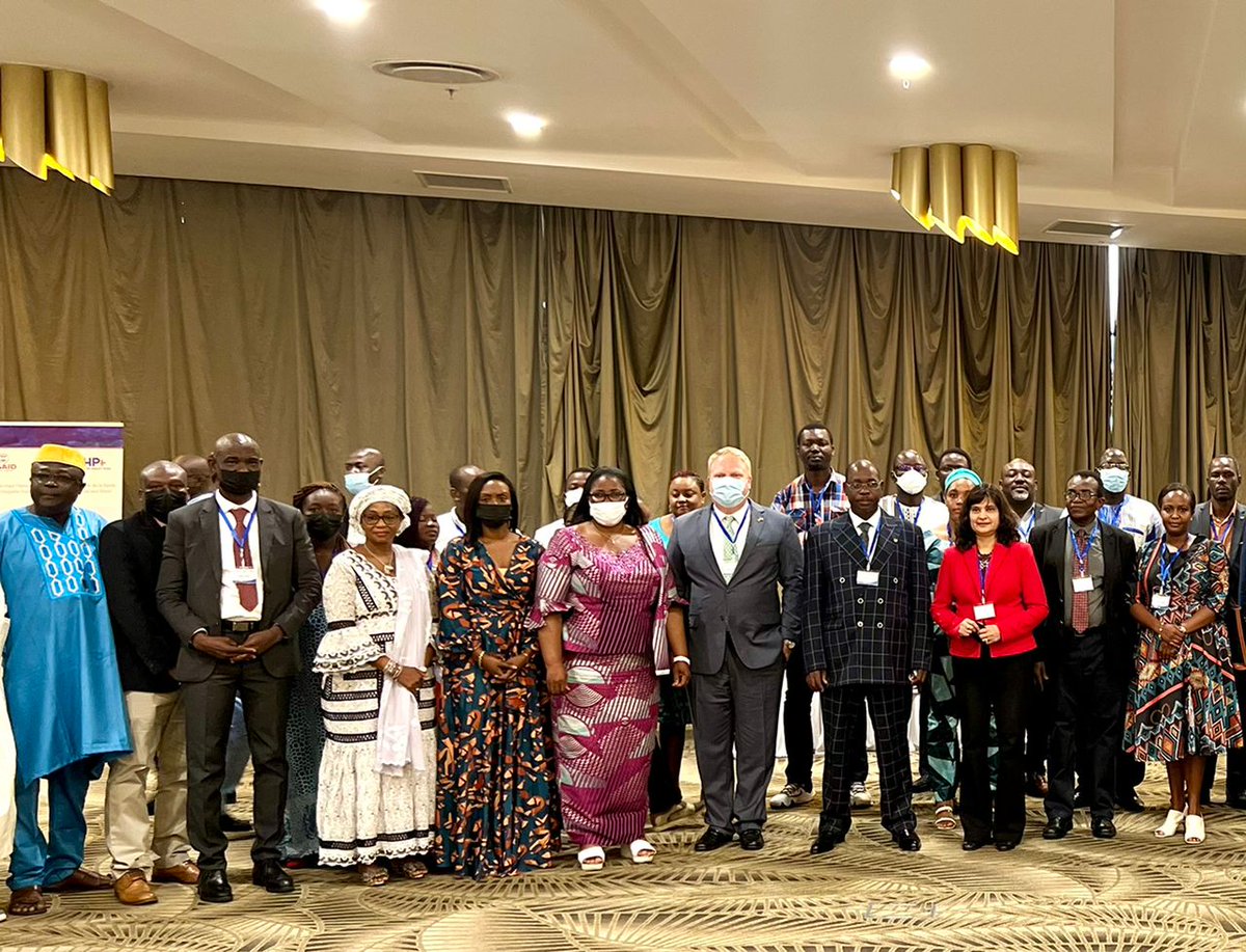 POuagaPF's tweet photo. Le @pouagaPF a pris part à Lomé à la cérémonie d’ouverture de l’atelier régional d’échanges d’expériences et fin de projet de @HlthPolicyPlus aux côtés du @MSPS_Togo, de l’Ambassade des États Unis au Togo et l'@OoasWaho. #FamilyPlanning https://t.co/hW14I8HK8q