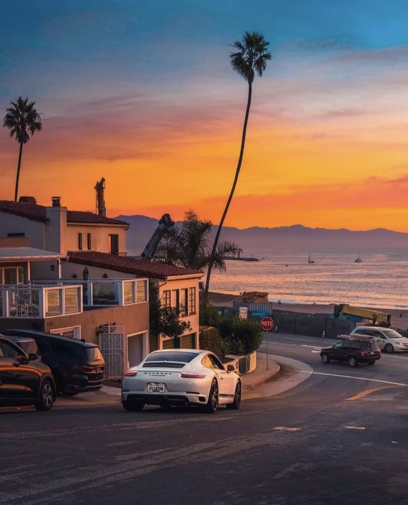 W0rld2026's tweet image. Sunset in California