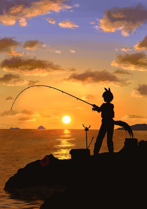 「fishing line」 illustration images(Latest｜RT&Fav:50)