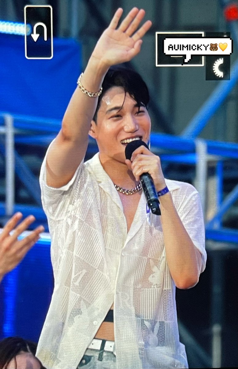 AUIMICKY's tweet photo. 220624 waterbomb น้องไคน่ารักมากๆๆๆๆๆๆๆๆ 💛💛💛💛💛💛💛💛💛💛 #카이 #KAI #EXO @weareoneEXO https://t.co/r7744ugASW