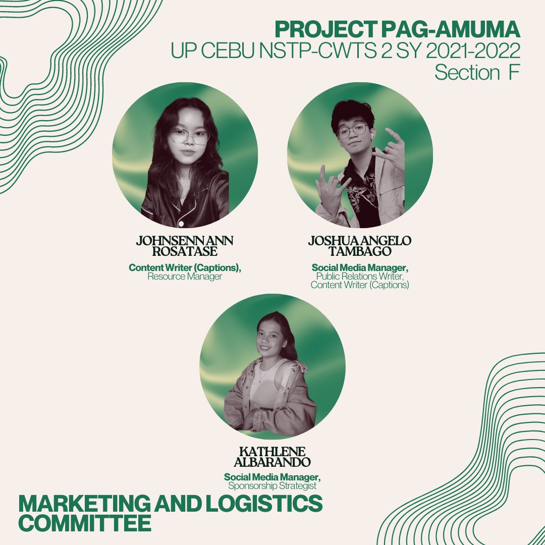 ProjPagamuma's tweet photo. The journey of Project Pag-amuma has been extremely enriching with lot of learning and full of volunteerism. Truly, the fruit of collective movements is beyond remarkable✨.  

Presenting the people behind the success of Project Pag-amuma —

Kay sa Project Pag-amuma, pinangga ka! https://t.co/aZrf4gkHxI