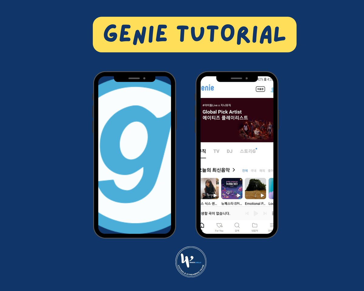 ICWinnerSupport's tweet photo. 🎧GENIE TUTORIAL 🎧

🔗IOS [ VPN to Korean IP ADD ]- https://t.co/tHerHfD2CJ
🔗ANDROIO [APK] - https://t.co/HAWK6hugay

 #WINNER #위너 
@yginnercircle @yg_winnercity https://t.co/GGZcvLj64b
