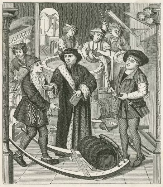 中世のビールはパンと同様に様々な混ぜ物が加えられていたようで、13世紀のフランスでは16世紀バイエルンのビール純粋令ほど厳密ではないもののビールの原料に対する規定が見られる。 