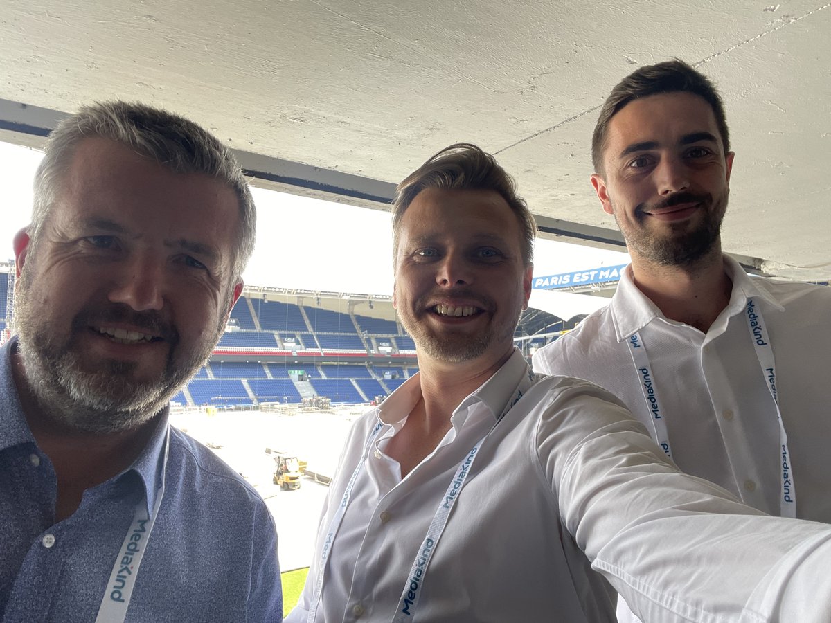 Media_Kind's tweet photo. What a fantastic session at the @SVGEurope Sports OTT Summit!
In picture: Steve Russell, @RedBeeMedia, Chief Product Officer; Julien Libeau, @WorldCastSys, Product Manager and Chris Wilson, @Media_Kind.
#OTTSummit #Sports #LiveStreaming https://t.co/FZTF353D3N