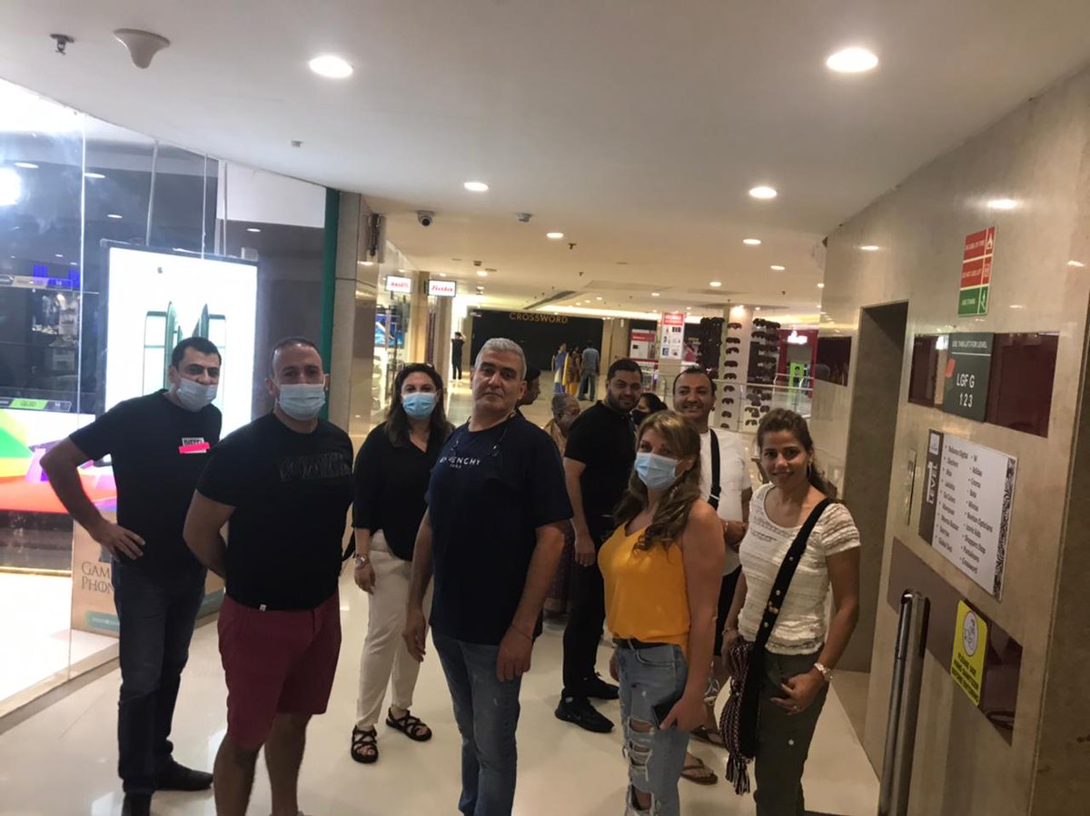 IndiaInLebanon's tweet photo. A business delegation from Lebanon attended the India International Garment Fair & Indian Fashion Jewellery & Accessories Show #IFJAS from 20-22 June at Greater Noida, India. There is increasing interest among Lebanese traders to introduce new Indian products in Lebanese market. https://t.co/vVoK71abS3