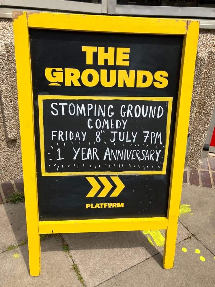 MunicipalComedy's tweet photo. It's nearly been a year since @MunicipalComedy and @platf9rm started Stomping Ground Comedy! Join us Friday 8th July 2022 for our 1st anniversary with prosecco and brilliant comedy from @elainefellows_ @MrJoeFoster @PalomaHanlon and @AurieStyla 

https://t.co/eklcXYFm8C https://t.co/NaUwqCO91e
