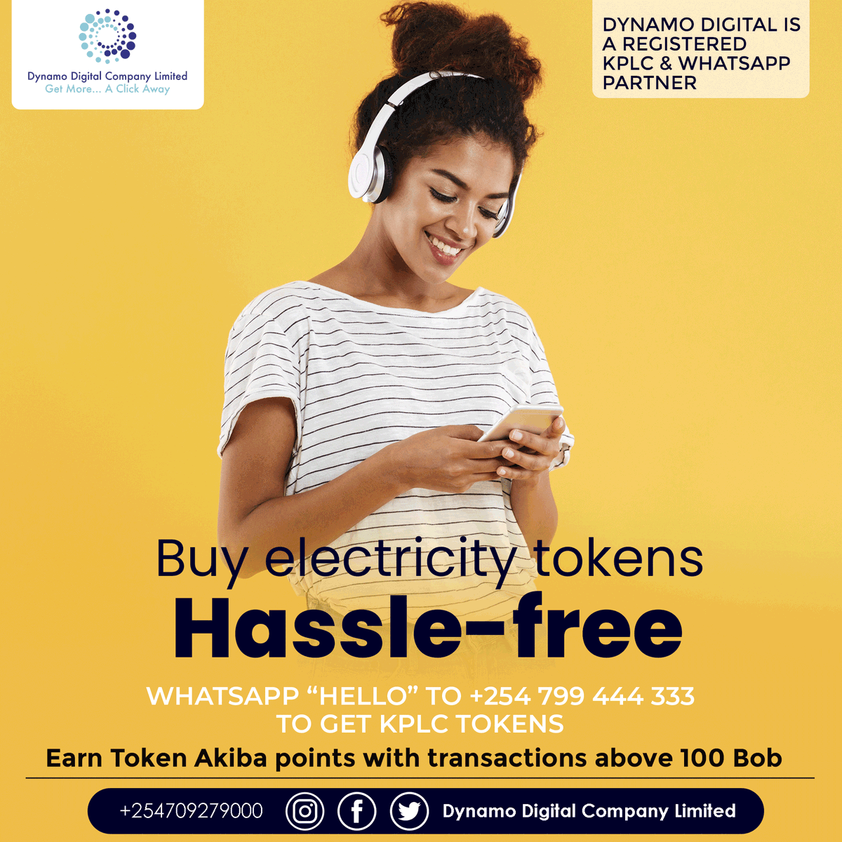 Buy your KPLC tokens hassle-free! Click wa.me/254799444333