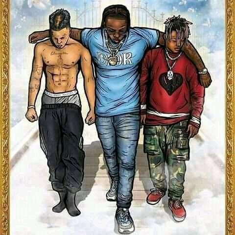 This shows they are RESTING IN PEACE