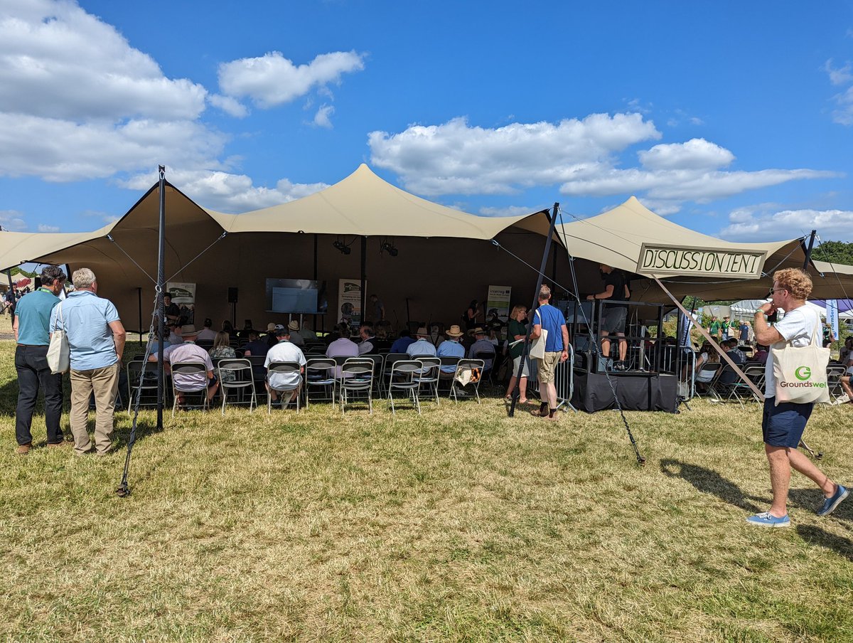Dave Thomas (@ginger_dave88) on Twitter photo Excellent few days at <a href="/Groundswellaguk/">Groundswell</a> talking regenerative farming ideas, case studies & techniques with numerous partners.
Particularly talks by <a href="/agricology/">Agricology</a> <a href="/Rhizoterra/">Jill Clapperton</a> <a href="/FarmCO2Toolkit/">Farm Carbon Toolkit</a> <a href="/yeovalley/">Yeo Valley</a> and stands by <a href="/RBSTrarebreeds/">RBST</a> @AgritonUK <a href="/NERC_NFM/">NERC NFM</a> <a href="/PastureForLife/">Pasture For Life</a> Excellent few days at <a href="/Groundswellaguk/">Groundswell</a> talking regenerative farming ideas, case studies & techniques with numerous partners.
Particularly talks by <a href="/agricology/">Agricology</a> <a href="/Rhizoterra/">Jill Clapperton</a> <a href="/FarmCO2Toolkit/">Farm Carbon Toolkit</a> <a href="/yeovalley/">Yeo Valley</a> and stands by <a href="/RBSTrarebreeds/">RBST</a> @AgritonUK <a href="/NERC_NFM/">NERC NFM</a> <a href="/PastureForLife/">Pasture For Life</a>