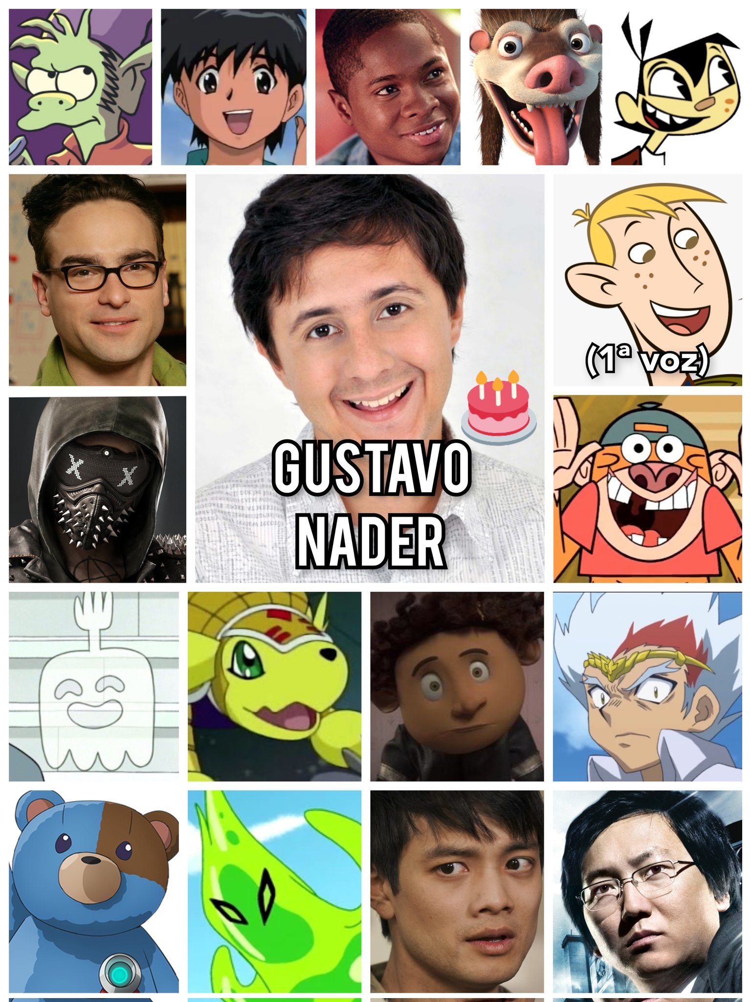 Personagens Com os Mesmos Dubladores! on X: Preparem-se para a