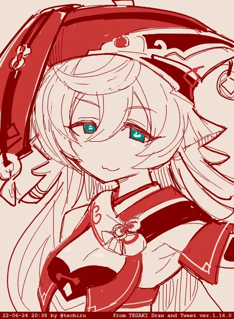 まえがみわすれた #tegaki_dt 