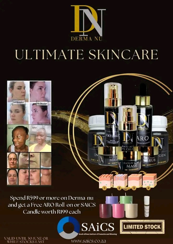 ChristineBotha8's tweet image. Voel jy ongelukkig oor jou vel...
Is jy bang Om Sonder make-up te loop??
Derma-Nu velsorg reeks is die Antwoord..
Kontak Christine 072 635 8097

#Saisc
#naturalproducts
#skincareproducts
#lookgoodfeelgood