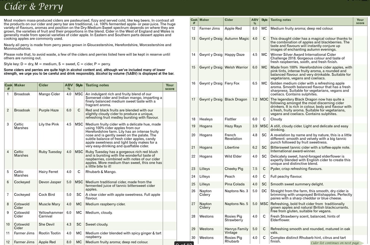 SoABeerFestival's tweet image. tckty.camra.org.uk/e/71/stratford…

Final beer &amp;amp; cider list, open from 12 today.