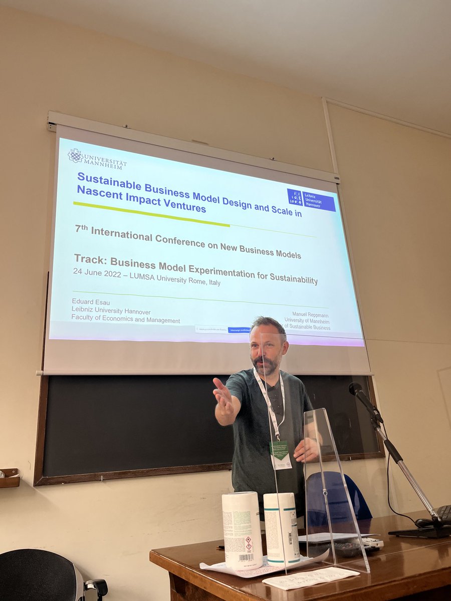 Our Sustainable Business Model Experimentation track is starting at #NBM2022 in Rome, with ⁦<a href="/ungJorgensen/">Sveinung Jørgensen</a>⁩ ⁦<a href="/LJTPedersen/">Lars Jacob Pedersen</a>⁩ ⁦<a href="/ilkawe/">Dr Ilka Weissbrod</a>⁩ ⁦<a href="/MariaAntikainen/">Maria Antikainen</a>, ⁩Marc Dijk &amp; Jan Konietzko ⁦<a href="/ERC_CircularX/">Circular X</a>⁩  
A full day of #sustainable #businessexperimentation!