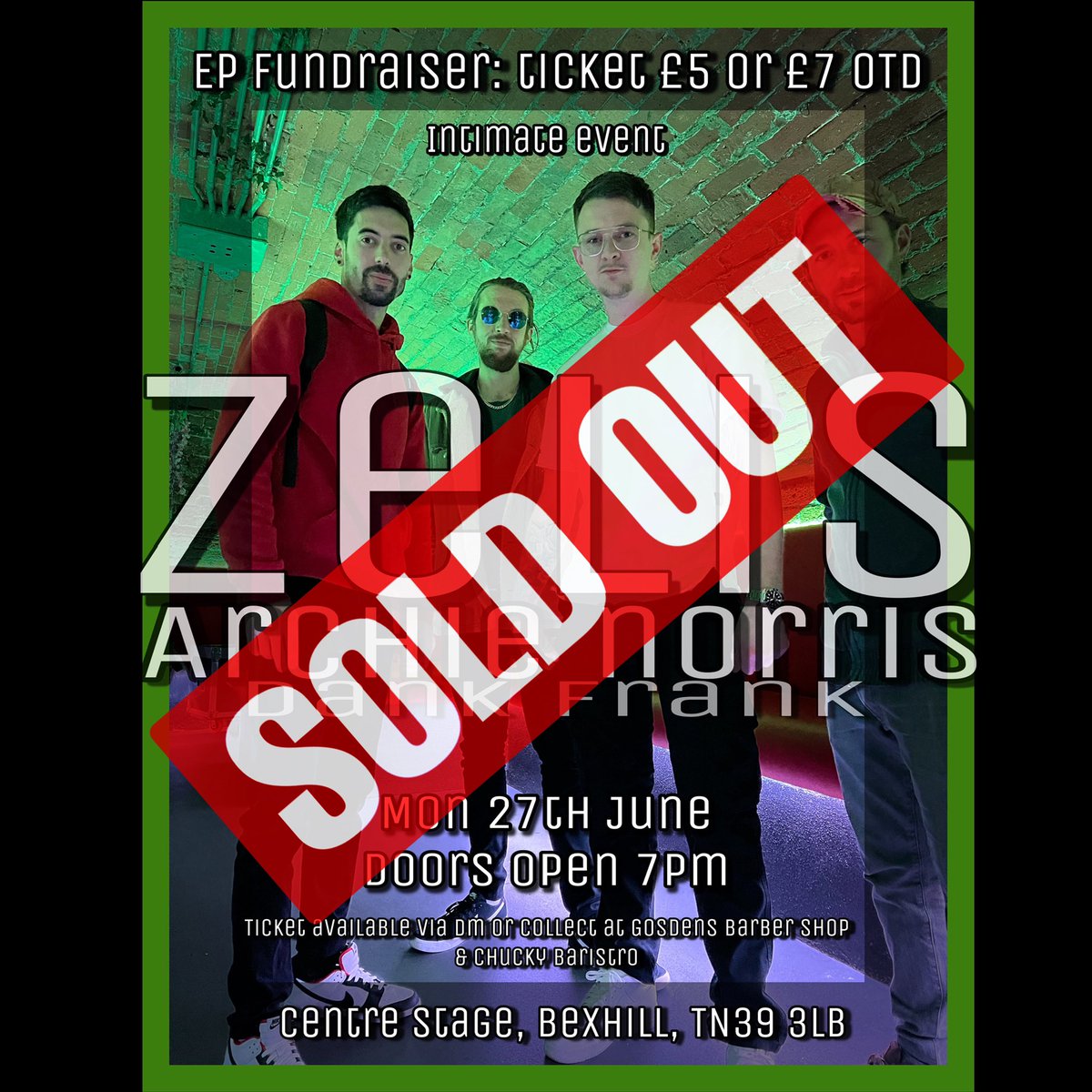 officialzelis's tweet photo. We are so excited for our first headline show on Monday 👏 🙌 @archie_norris https://t.co/wo35y46Nw5