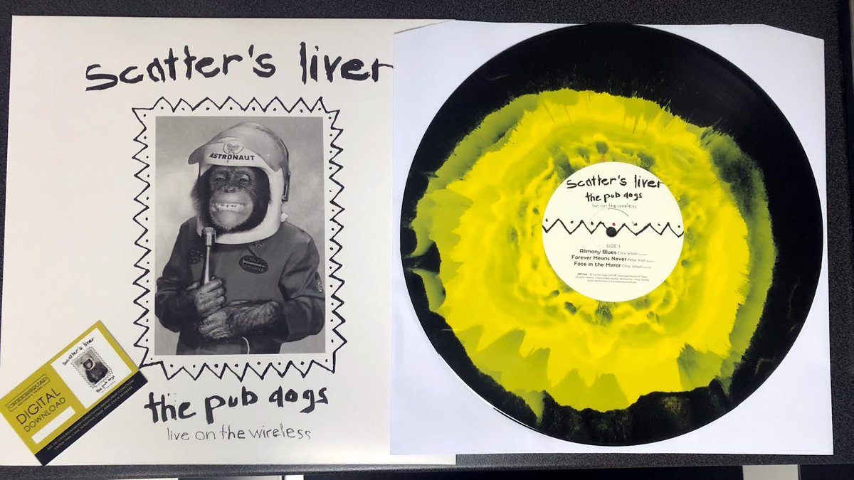 The Pub Dogs - Scatter’s Liver yellow & black vinyl is here 2 WEEKS EARLY! It’s on its way to those who have placed a pre-order. Get yours here
cheersquadrecordstapes.bandcamp.com/album/scatter-…

#thepubdogs #pubdogs #cheersquadrecords #chriswilson #chriswilsonmusic #grahamlee #barrypalmer #markohalstead