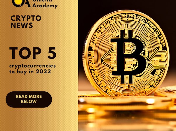 OmenaAcademy's tweet image. Omena Academy is dropping a list of top 5 cryptocurrencies to buy in 2022!