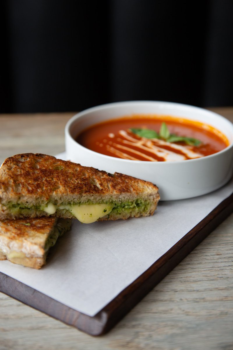 Tomato soup and cheese toasty? Yes please 🙌 Ask your waiter about soups of the day. #BootleggerCoffeeCompany