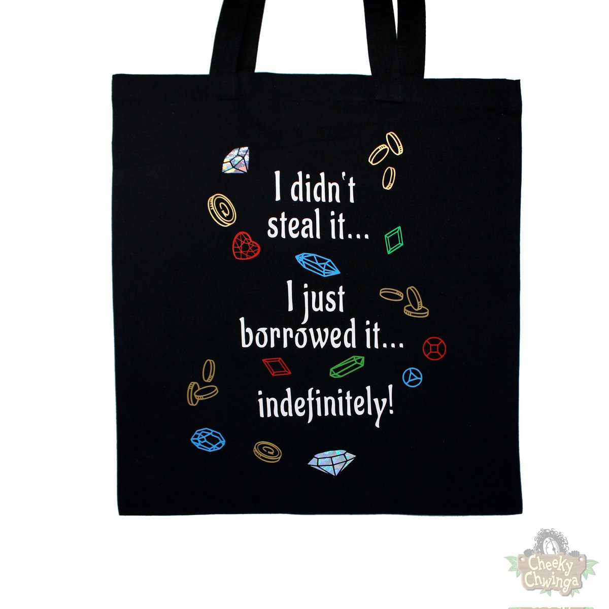 CheekyChwinga's tweet photo. I didn't steal it! Really! It says on my bag, so it has to be true!!! 😇

Our indefinitely borrowed Totebags are coming in many designs.

Which one is your favorite?
#CCtotebags #CheekyChwinga https://t.co/HRsNXXJIsx