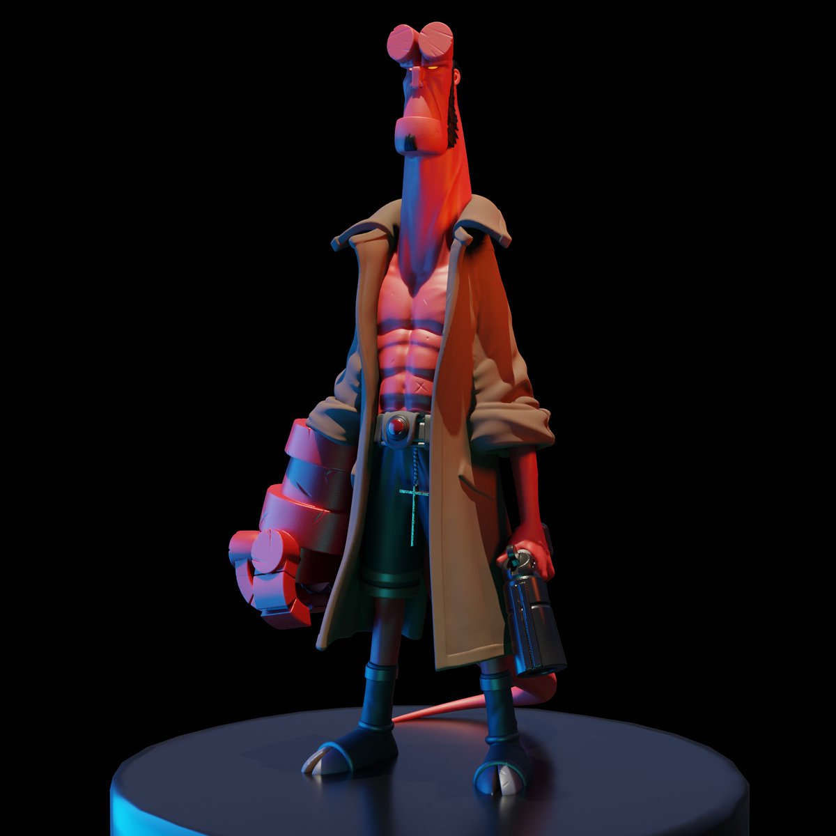 #Substance3DModeler #Substance3D                        
Hell boy
process: youtu.be/ad51zW7ZskQ