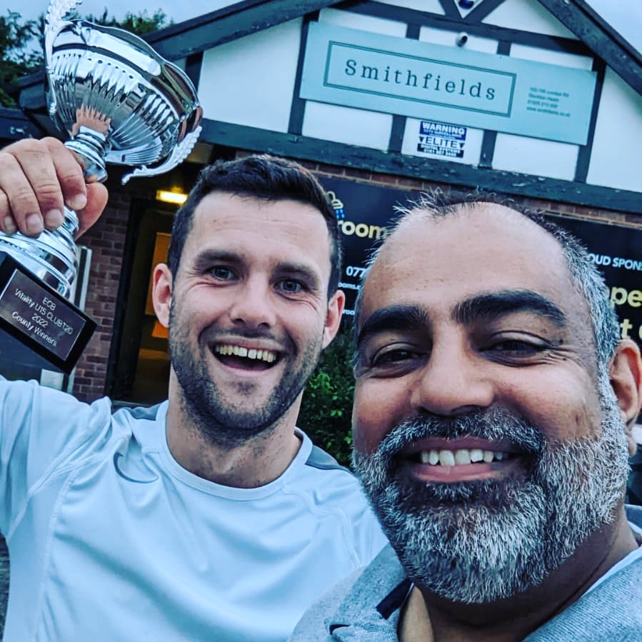 NB7Coaching's tweet photo. TCC 15s - Cheshire Cup Champions 🏆. The past few games having the opportunity to prepare the team has been thoroughly enjoyable, running Timperley CC and NB7 can be hard work at times but days like these make it worthwhile. Onwards and upwards to nationals! #cricket #coaching https://t.co/PUwcSK8Nf8