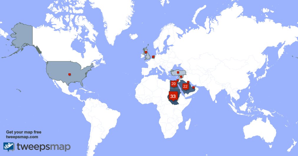 1see100's tweet photo. My followers are in Sudan(33%), Saudi Arabia(22%)
Get your free map https://t.co/gXSjMvSf93 https://t.co/NZAtMvUpiO